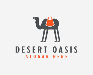 Desert Camel Bag logo design