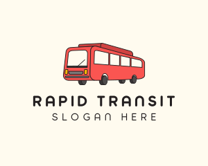 Transport Service Bus  logo design