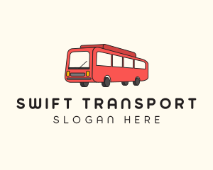 Transport Service Bus  logo design