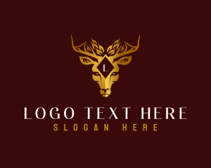 High End - Elegant Deer Boutique logo design