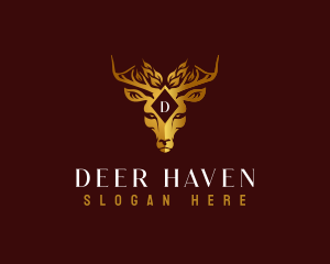 Elegant Deer Boutique logo design