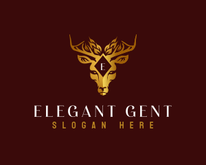 Elegant Deer Boutique logo design