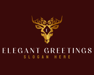 Elegant Deer Boutique logo design