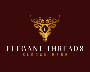 Elegant Deer Boutique logo design