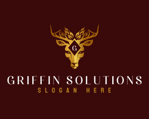 Elegant Deer Boutique logo design