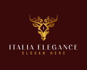 Elegant Deer Boutique logo design