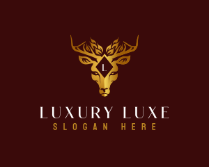 Elegant Deer Boutique logo design