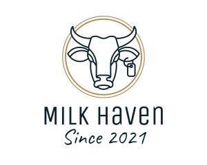 Dairy - Cattle Dairy Farm logo design