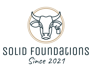 Buffalo - Cattle Dairy Farm logo design