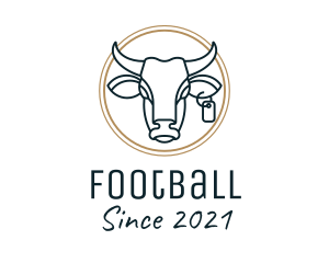 Western - Cattle Dairy Farm logo design