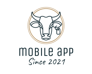 Cow - Cattle Dairy Farm logo design