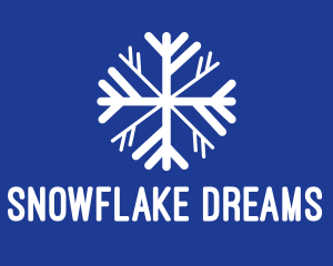 Winter - Simple Winter Snowflake logo design