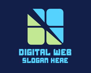 Web - Abstract Web Developer logo design