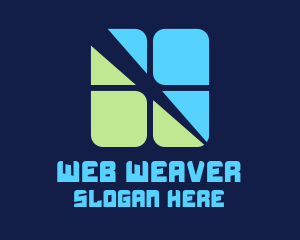 Abstract Web Developer  logo design