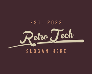 Hipster Retro Brand logo design