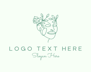 Face - Natural Woman Skin Clinic logo design