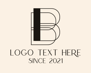 Photographer - Boutique Letter B logo design