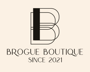 Boutique Letter B logo design