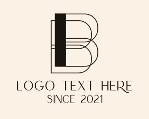 Letter B - Boutique Letter B logo design