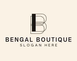 Boutique Letter B logo design