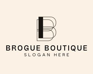 Boutique Letter B logo design