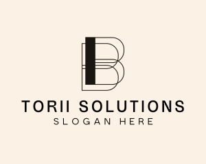 Boutique Letter B logo design