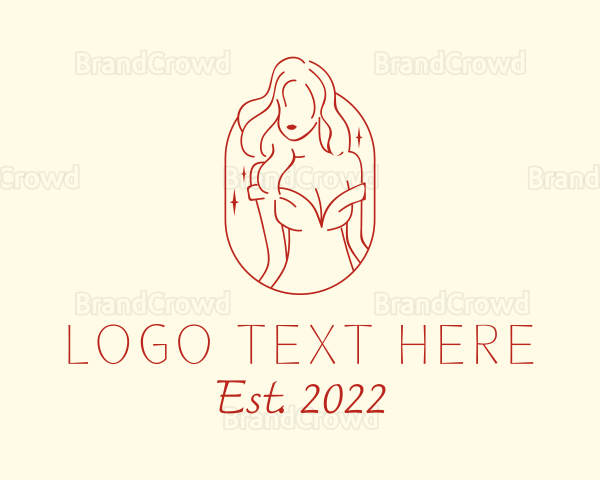 Aesthetic Female Model Logo