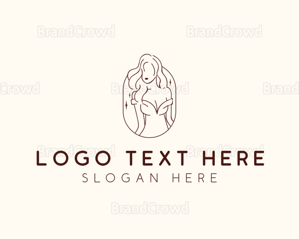 Aesthetic Female Model Logo