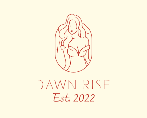 Aesthetic Female Model  logo design