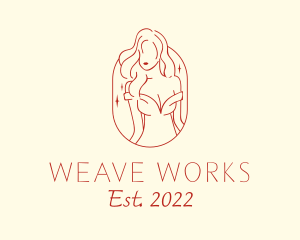 Aesthetic Female Model  logo design