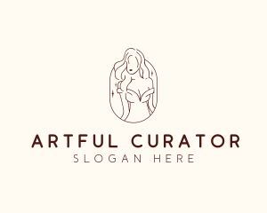 Aesthetic Female Model  logo design