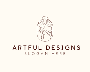 Aesthetic Female Model  logo design