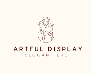 Aesthetic Female Model  logo design