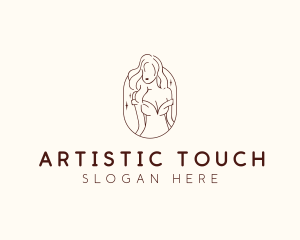 Aesthetic Female Model  logo design