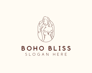 Aesthetic Female Model  logo design