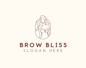 Aesthetic Female Model  logo design