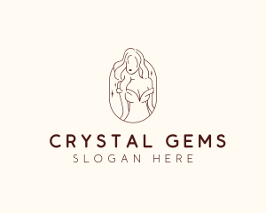 Aesthetic Female Model  logo design