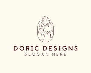 Aesthetic Female Model  logo design