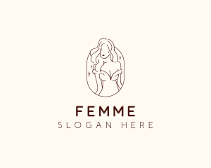 Aesthetic Female Model  logo design