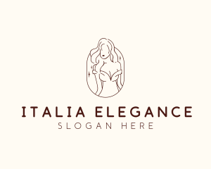 Aesthetic Female Model  logo design