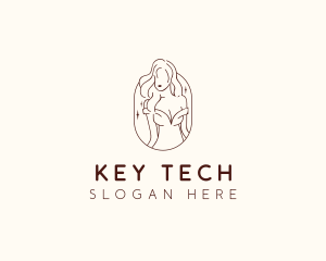 Aesthetic Female Model  logo design