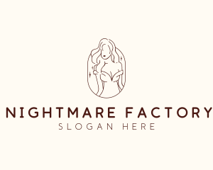 Aesthetic Female Model  logo design