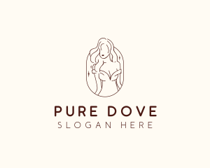 Aesthetic Female Model  logo design