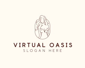 Aesthetic Female Model  logo design