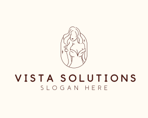 Aesthetic Female Model  logo design