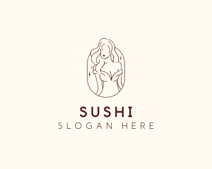 Aesthetic Female Model  logo design