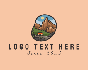 Itinerary - Trekking Adventure Campsite logo design