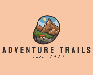 Trekking - Trekking Adventure Campsite logo design