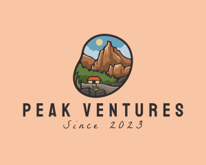 Everest - Trekking Adventure Campsite logo design