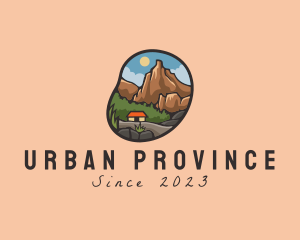 Province - Trekking Adventure Campsite logo design